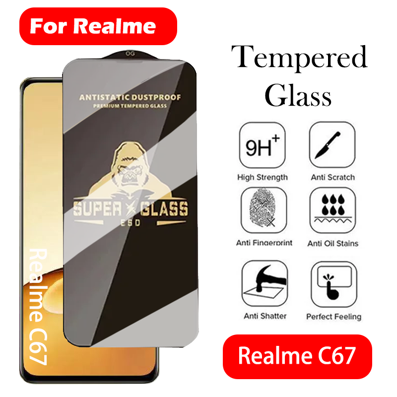 Realme C67 - KingKong الغوريلا الزجاج المقسى ل Realme