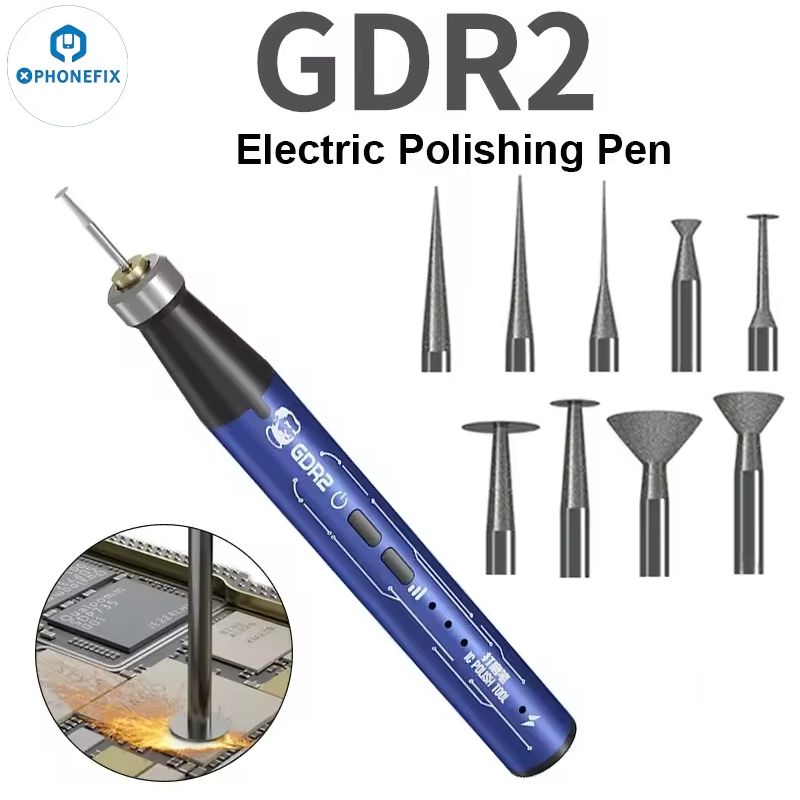 Screen Protector Cutter - ميكانيكي GDR2 قلم تلميع كهربائي الماس
