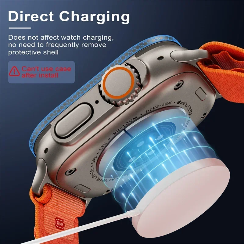 زجاج مقسى لساعة أبل الترا 49 م - مراجعة Smartwatch Screen Film وسعره