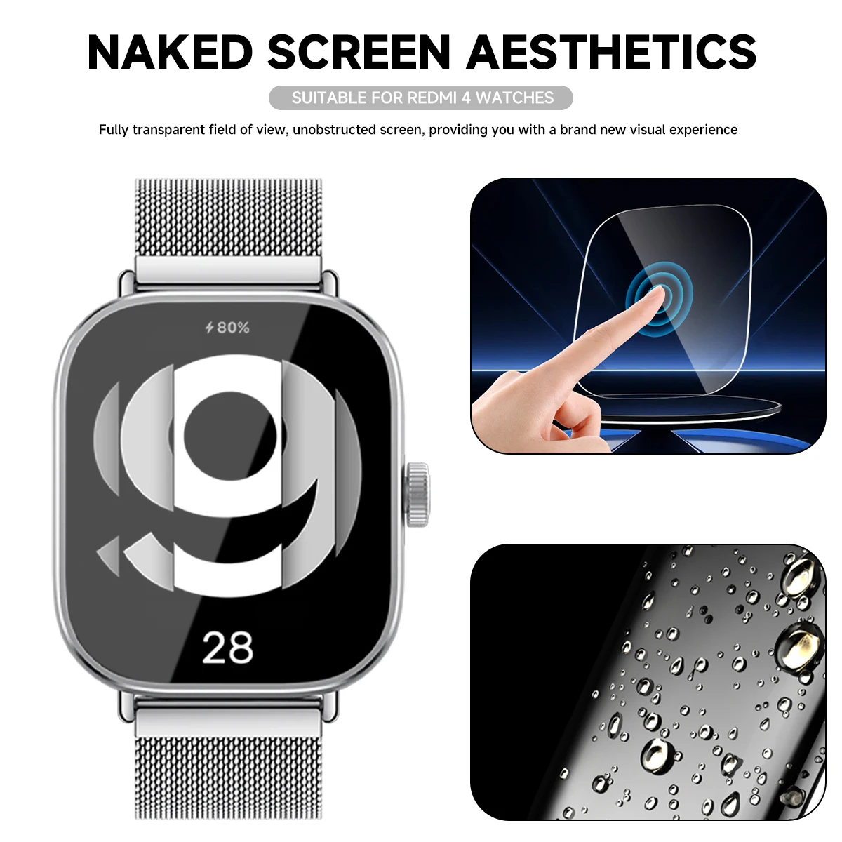 واقي شاشة من الزجاج المقسى لسا - مراجعة Smartwatch Screen Film وسعره