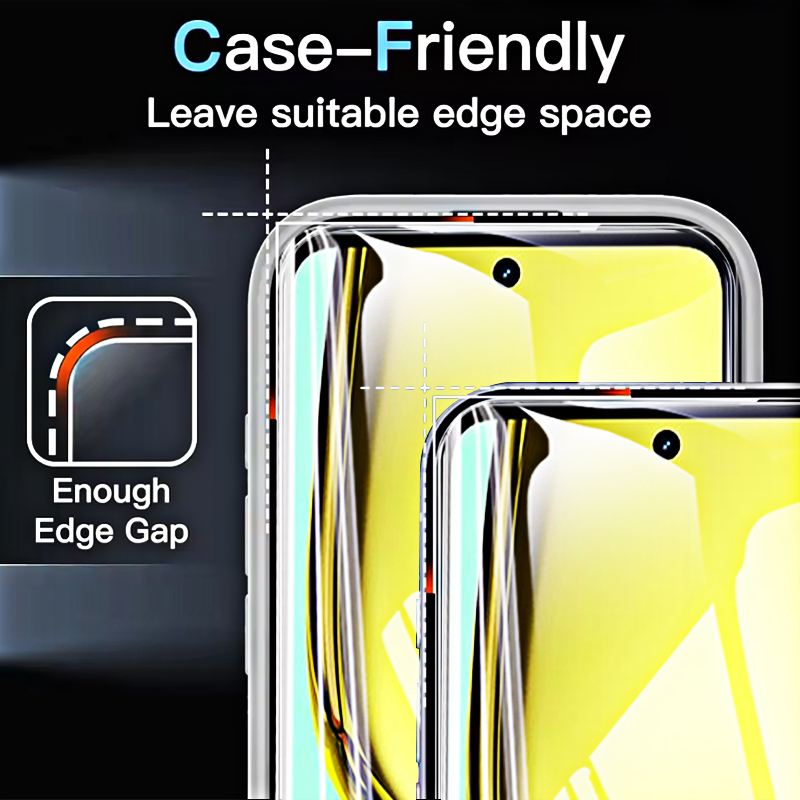 2/4 قطع زجاج أمامي مقوى لهاتف  - مراجعة Realme C67 وسعره