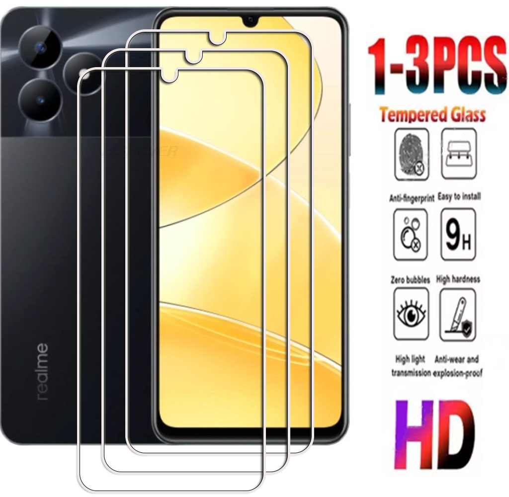 1-3 قطعة من الزجاج المقسى 9H ل - مراجعة Realme Note 50 وسعره